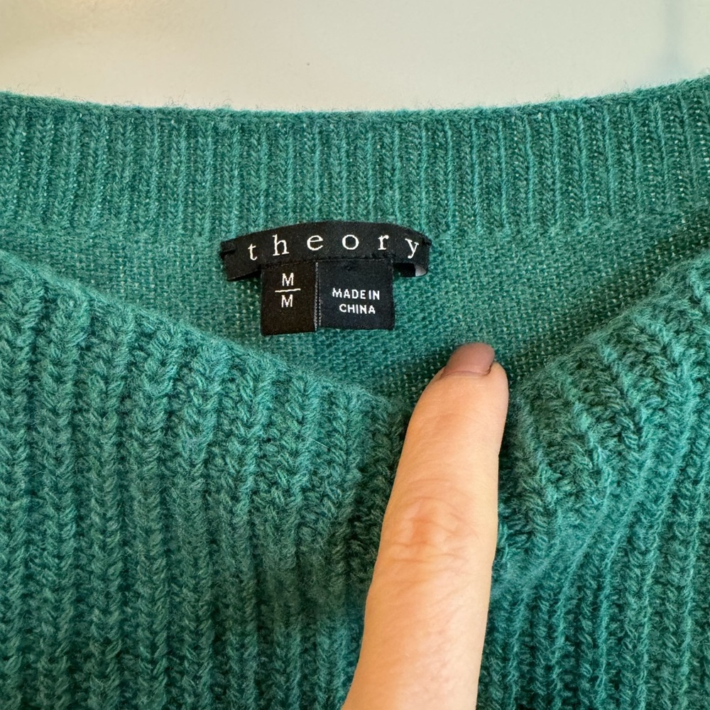 Long wool sweater